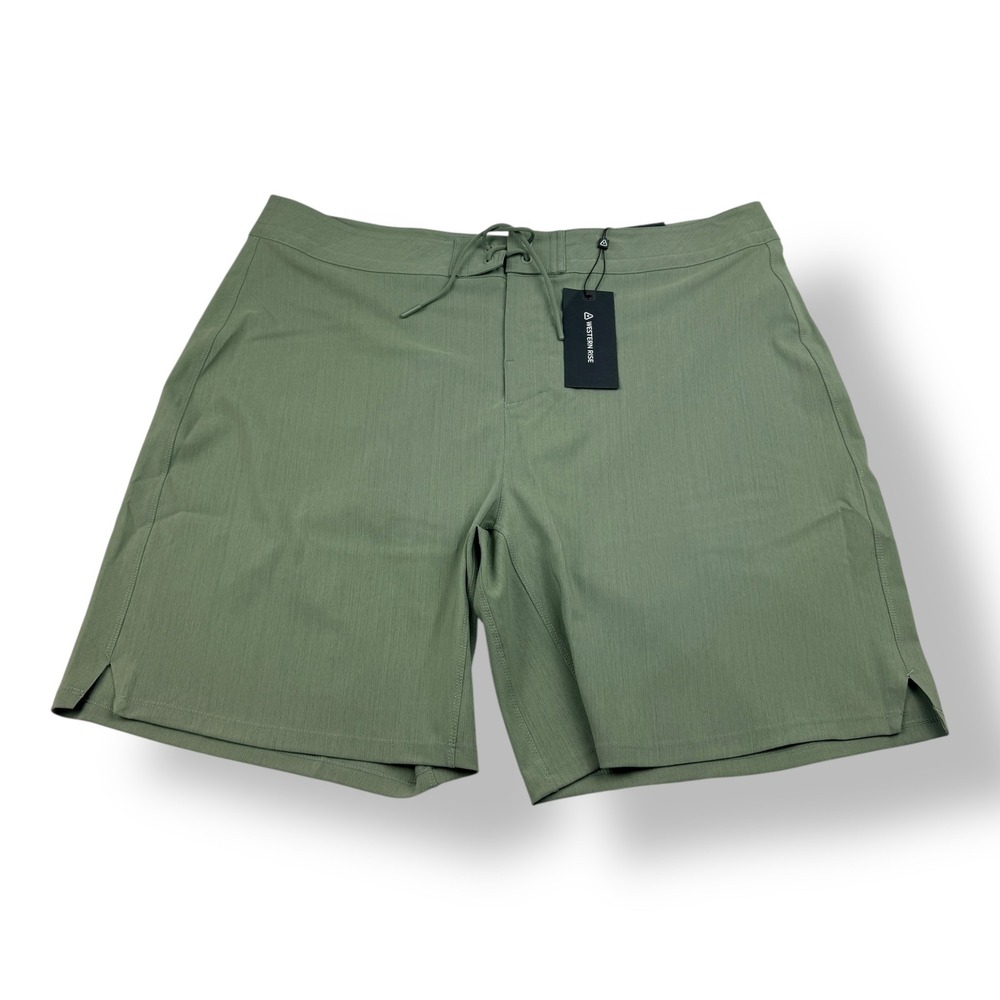Western‎ Rise Nomad Boardshort Sage Green Mens 40 NWT Seawool Performance 111223
